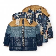 BOBOLI μπουφάν διπλής όψεως παιδικό αγόρι 302173-2440 μπλε